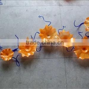 Glass Blown Flower Decoration for Wall Decor thumbnail-1