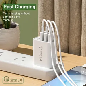 Factory Wholesale High Quality PD Type QC3.0 Fast Portable Mobile Phone Adapter Charger for Iphone for Xiaomi thumbnail-5