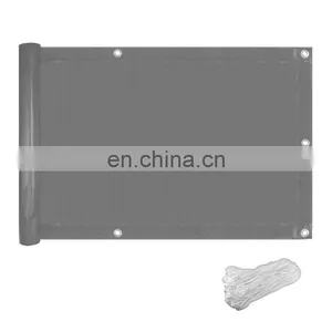 0.9m*6m Balkonbespannung PVC Sichtschutz Balkonverkleidung Balkon Zaun Sonnenschutz thumbnail-2