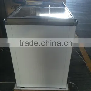 7 Cuft Single Temperature Sliding Glass Door Supermarket Showcase Chest Freezer thumbnail-3
