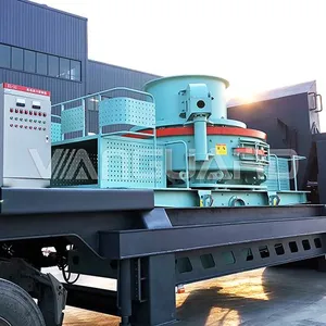 Mobile Limestone Gravel Sand Making Station Aggregate Rock Stone Mobile Silica Sand Making Machine thumbnail-5