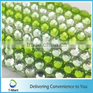 Fashion Silver Back Adhesive Rhinestone Sticker Sheet for Mobile thumbnail-2