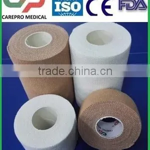 Cutted Edge White and Tan Color Cotton Elastic Adhesive Bandages With CE,ISO FDA thumbnail-1