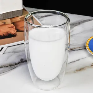Household High Borosilicate Double Glass Cup High Temperature Resistant Wave Cup thumbnail-1
