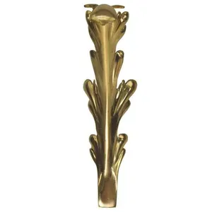 Wrought Iron Components Forged Elements Wrought Iron Brass Leaf for Gate Railing Handrail Balustrade thumbnail-1