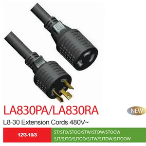 NEMAL8-20P/NEMAL8-30P America Twist Locking Power Cord thumbnail-1