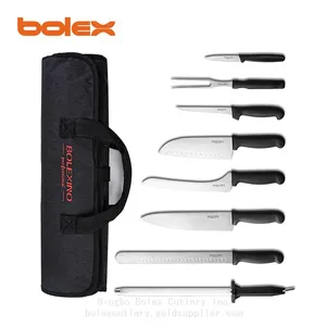 Chef Knives Sets Commercial Cook Kitchen Knife Kit Santoku Boning Paring Knife Color Coded HACCP NSF CHINA thumbnail-1