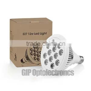 Outtled LED Grow Light 12W/24W, Highest Efficient Hydroponic LED Plant Grow Lights E27 Growing Lamp for Garden Greenhous thumbnail-5