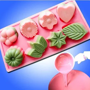 Food Grade Silicone Translucent Liquid Silicone High Quality Cake Chocolate Mold thumbnail-4