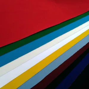 Red Flocking Velvet | Polyester Flocked Fabric | Nylon Flcok Velvet | Flocking Velveteen Fabrics Supplier thumbnail-4
