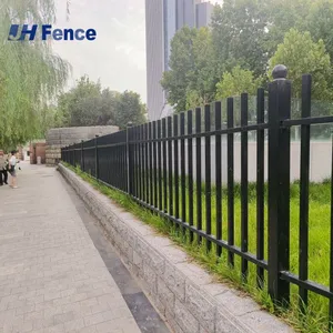 Decorative Steel Security Fence Panels With Wrought Iron Design for Outdoor Use thumbnail-2