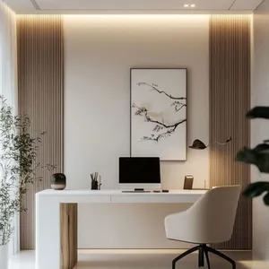 Customize Acoustic Wooden Slat Panel for Interior Ceiling and Wall Decoration thumbnail-3