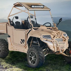4x4 Agricultural Utility Vehicle 400cc Petrol All-Terrain ATV UTV With Dump Tray for Home Farm Field Work thumbnail-3
