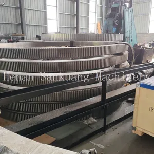 Alloy Steel Ball Mill Girth Gear, 40CrNiMo Material, 20m Diameter, ISO 6 Precision, Induction Hardened for Cement Plant thumbnail-4