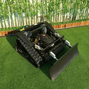 Loncin Industrial Single Cylinder Gasoline Engine Rubber Track Grass Cutter Remote Control Travel Speed 0~6Km/H thumbnail-1