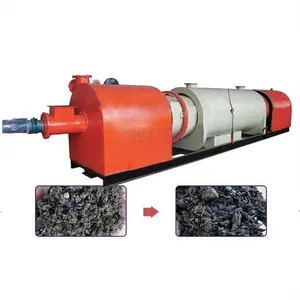 Intelligent Inverter Almond Pistachio Shell Charcoal Carbonization Furnace Wood Dust Waste Charcoal Making Machine EPC thumbnail-1