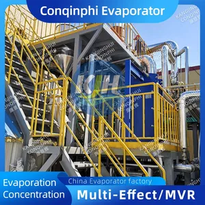Automatic PLC Controlled MVR Vacuum Evaporator With Energy Saving Function for Industrial Use thumbnail-2