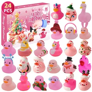 Advent Calendar Rubber Duck, Train, Christmas Tree, 24 Days Christmas Countdown Rubber Duck Bath Toys for Kids thumbnail-4
