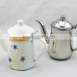 Stainless Steel Coffee Jar Milk Jar With Decor 1.2L 1.6L thumbnail-3