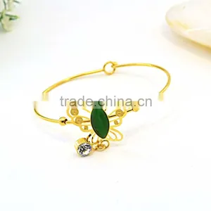 New Fashion Girls Tops Jewelry Gold Models Bracelet Metal Butterfly Charms Bracelet thumbnail-5