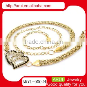 Cheap Heart Shape Girls Waist Filled Chain thumbnail-1