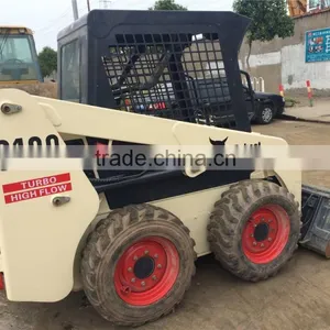 Used 2013 Made BOBCAT S130 Compact Skid Steer Loader for Sale thumbnail-1