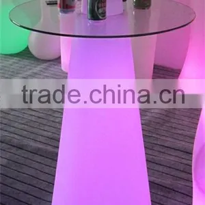 PE Plastic Bar Table With LED Light and Remote Control YXF-50120H thumbnail-4