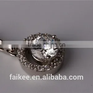 Cheap 925 Sterling Silver Pendant Necklace,Classic Silver Pendant,925 Sterling Silver Diamond Necklace thumbnail-5