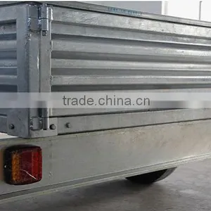 8x5FT Heavy Duty Hot Dipped Galvanized Tandem Box Trailer, Utility Trailer thumbnail-6