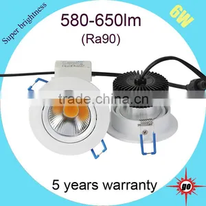 Aluminum Alloy 6w Round Led Light China Supplier thumbnail-2