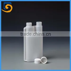 Free Sample Plastic Twin Neck Double Neck Plastic Dosing Bottle 500ml Factory thumbnail-2