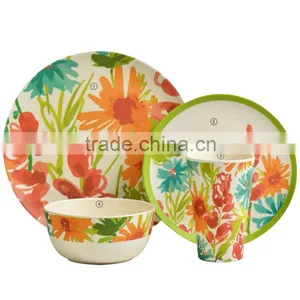 2015 Biodegradable Bamboo Fiber Eco Tableware,dinner Plate thumbnail-1