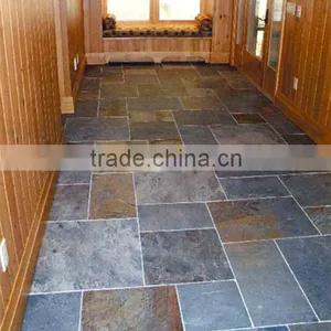 12x12 Multicolor Natural Rusty Slate Flooring Tile thumbnail-4