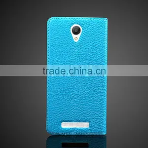 Simple Series Genuine Leather Case Flid Cover Case For Xiaomi Red Mi Note 2 Flid CASE With Six Colors MT-4375 thumbnail-3