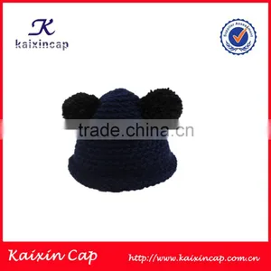New Desgin Winter Fashion Customized Cartoon Cute Little Ears Beanie Hat thumbnail-2
