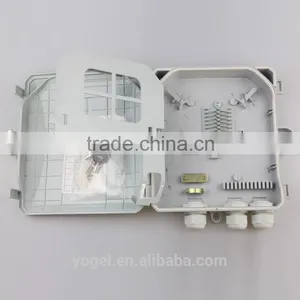 Waterproof Simplex Metal 4 / 8 / 12 / 16 / 24 / 48 Cores Fiber Optic Termination Box Plastic thumbnail-5