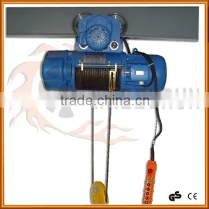 Heavy Duty 5 Ton 12M 380V Electric Winch Electrc Wire Rope Hoist thumbnail-1