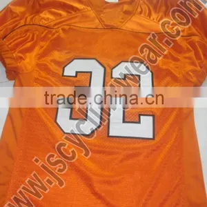 Customized Orange Color American Football Jersey thumbnail-1