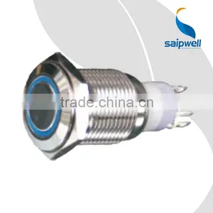 SAIP/SAIPWELL Metal Button Wholesale Electronic Start Stop Push Button for Elevator thumbnail-1