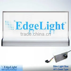 NEW Edgelight AF1 Aluminous Frame RGB Desk Type Double Side Light Box thumbnail-2