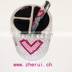 New Design Bling Rhinestone Pen Holder for Office and School Supplies thumbnail-1