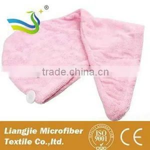 Microfibre Magic Dry Hair Quick Drying Towel Wrap Hat Bath thumbnail-3
