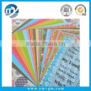 Custom Hand DIY Paste Album Paper, Color Scrapbook Kit Paper thumbnail-1