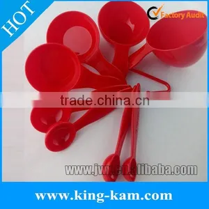 8pc Smooth Plastic Measuring Spoon Set thumbnail-4