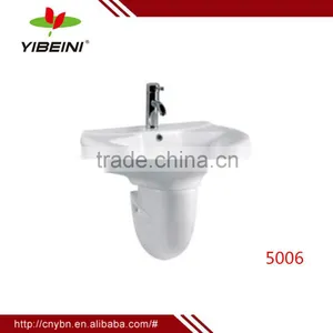 Bathroom Vanity Ceramic Fancy Wall Hung Basin thumbnail-1