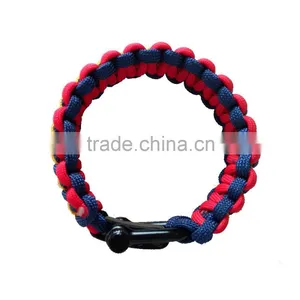 Three Color Weaving Paracord Bracelet Fashion Acessories thumbnail-2