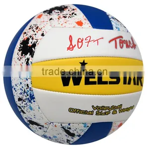 Volleyball Manufacturers Logo Design High Quality Training Volleyball Ball Custom Soft Cheap Price Beach Volleyball Ball thumbnail-2