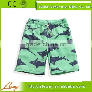 Wholesale Blank Sweat Proof 100% Polyester Swim Shorts Mens Custom Supplier's Choice thumbnail-1