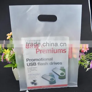 Low Density Plastic Merchandise Shopping Gift Bags Die Cut Handles Merchandise thumbnail-1