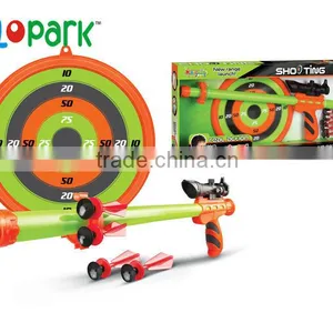 Children Play Good Toy Dart Gun Set Soft Bullet Gun Set With Bow and Arrow With Target thumbnail-1